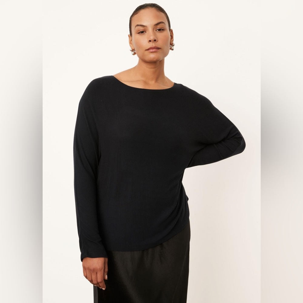 NWT VINCE Boat Neck Dolman Long Sleeve T-Shirt - in Grey
Size X-Large - Picture 2 of 7